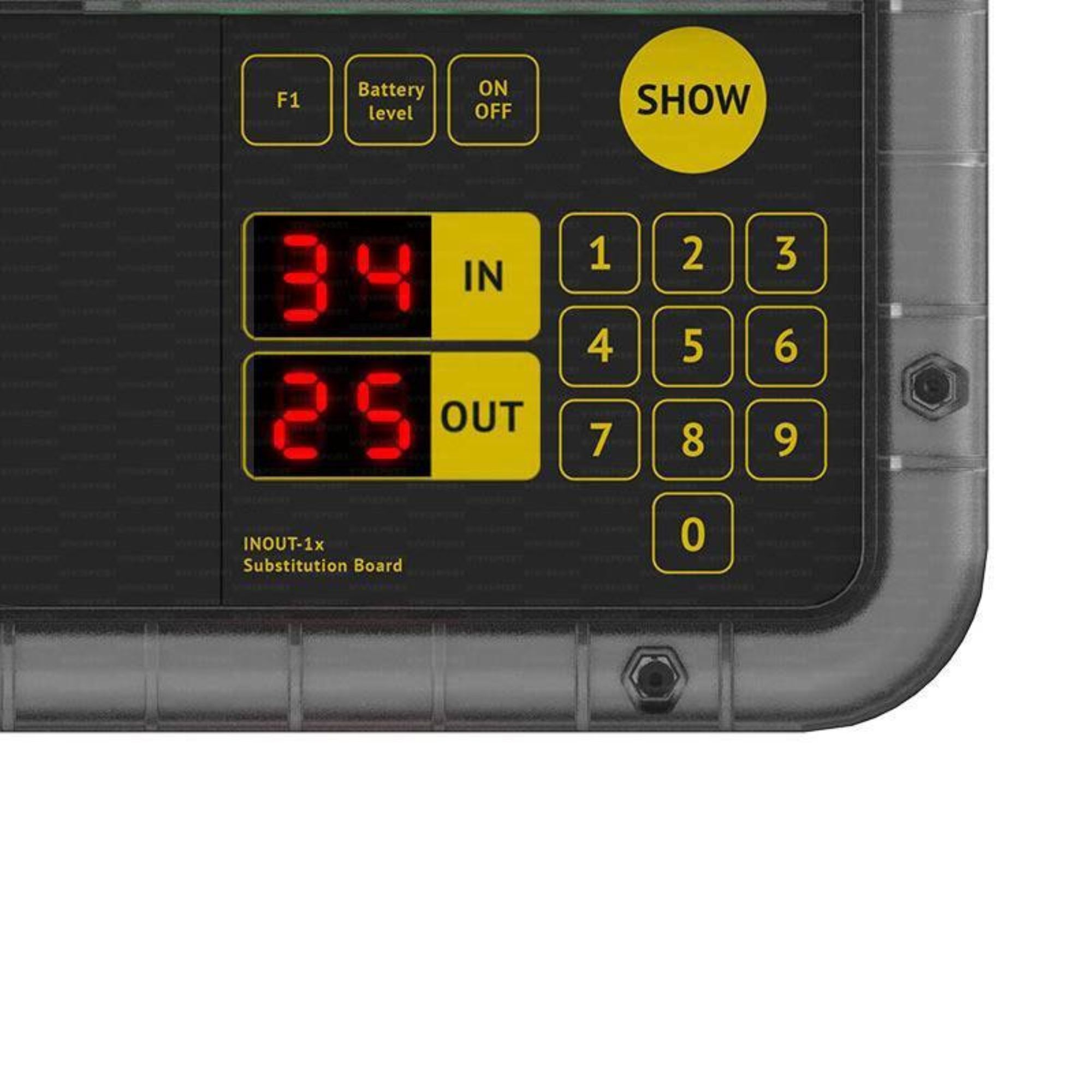 Tabela electronica, 4 cifre, vizibil pe o parte b